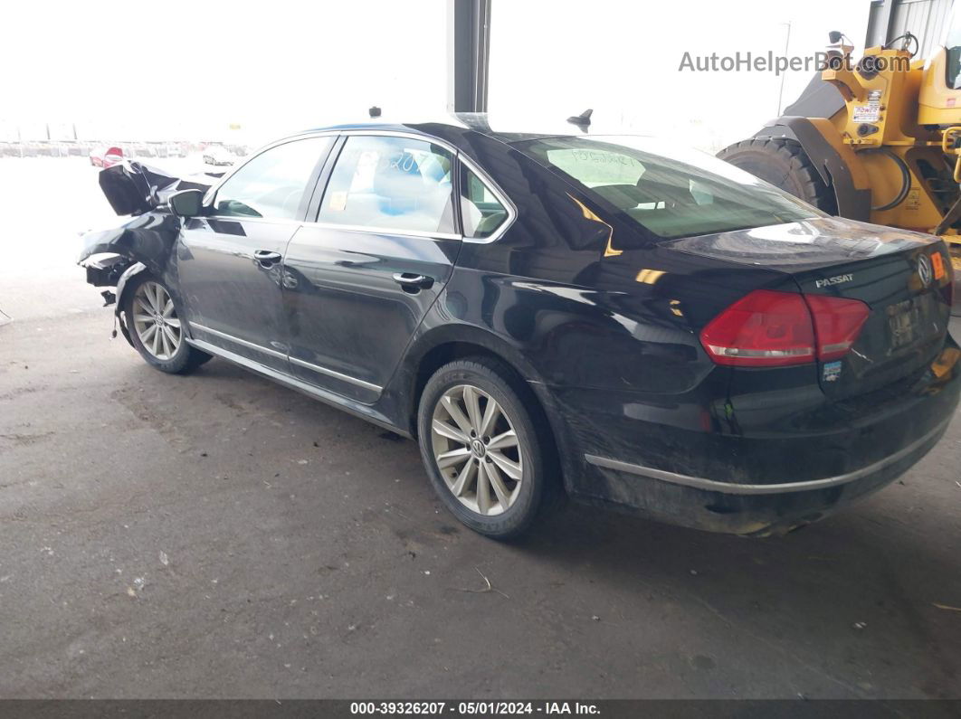 2013 Volkswagen Passat 2.5l Sel Premium Black vin: 1VWCH7A32DC013616