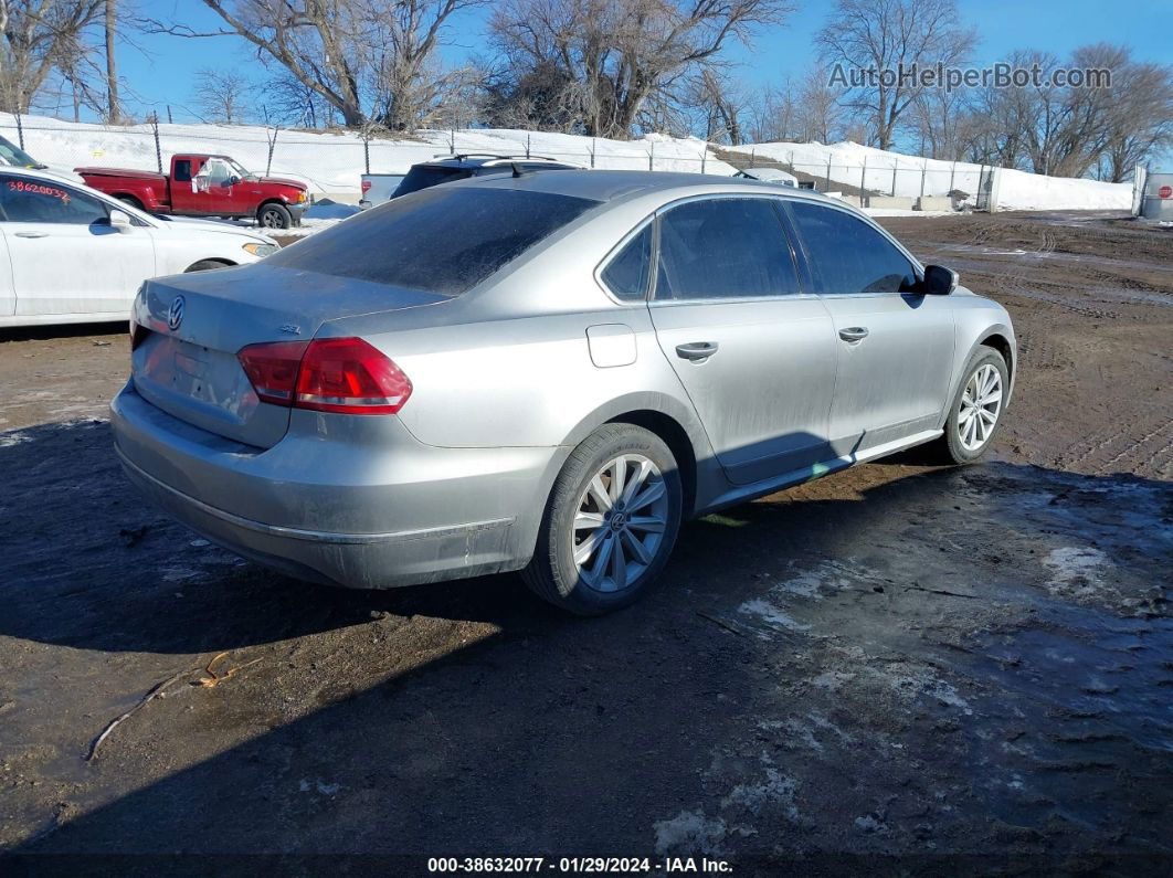 2013 Volkswagen Passat 2.5l Sel Premium Silver vin: 1VWCH7A32DC028827