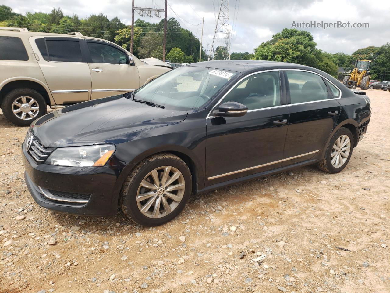 2012 Volkswagen Passat Sel Black vin: 1VWCH7A34CC033221