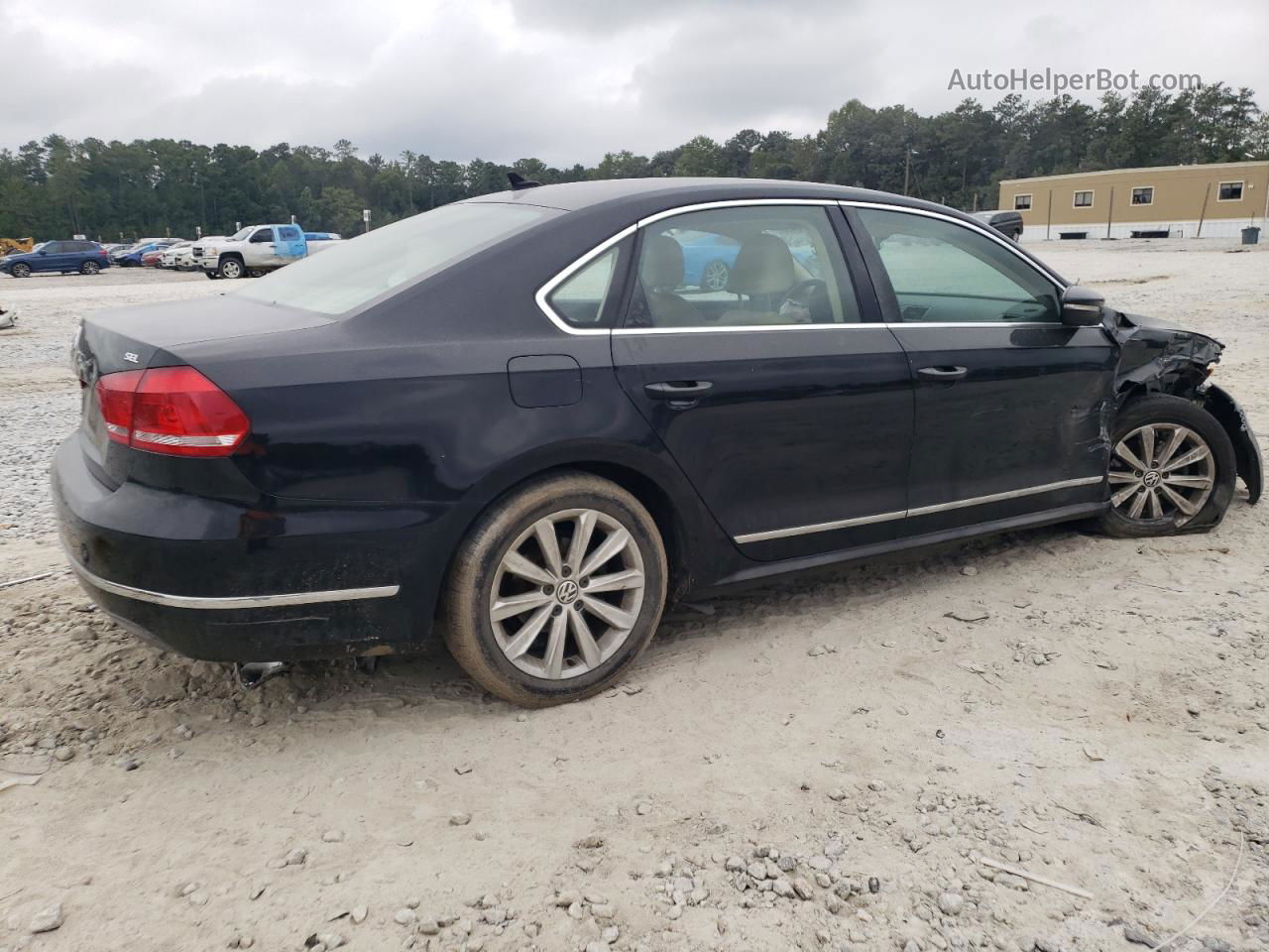 2012 Volkswagen Passat Sel Black vin: 1VWCH7A34CC056837