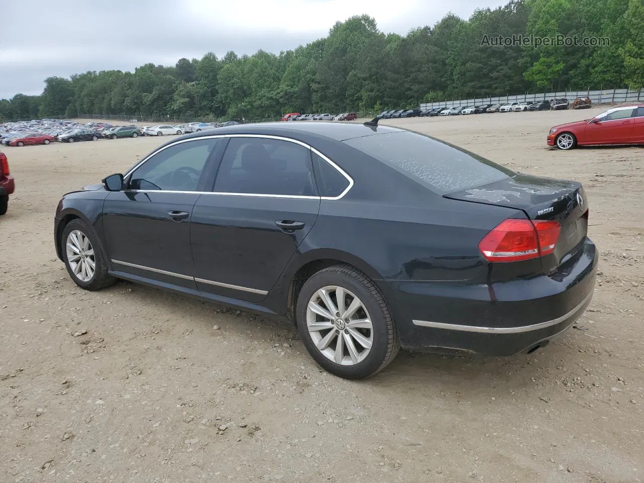 2012 Volkswagen Passat Sel Black vin: 1VWCH7A34CC075999