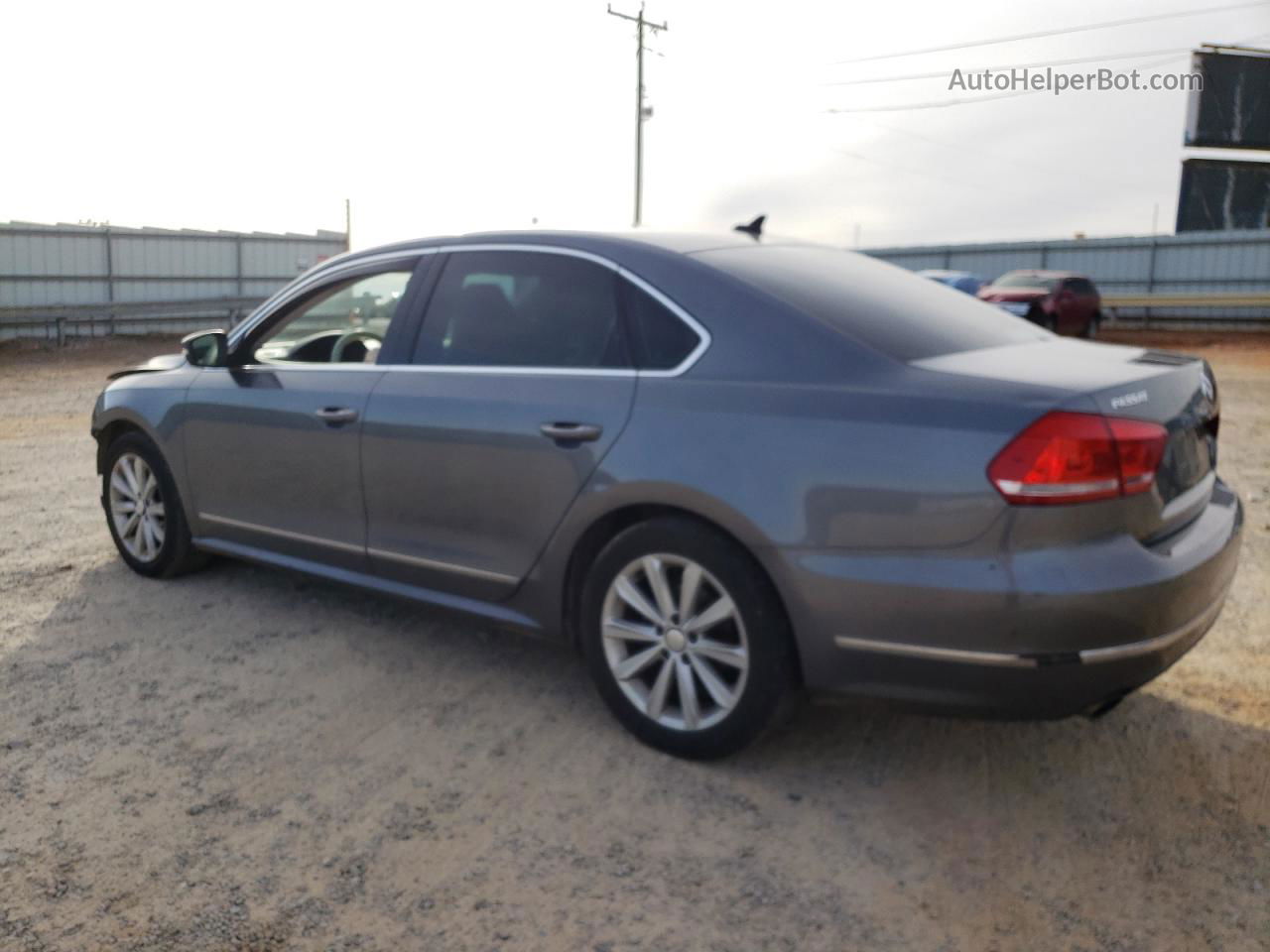 2013 Volkswagen Passat Sel Gray vin: 1VWCH7A34DC040364