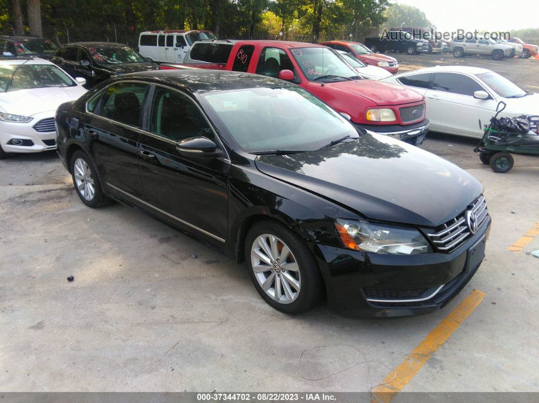 2012 Volkswagen Passat Sel Black vin: 1VWCH7A35CC036290