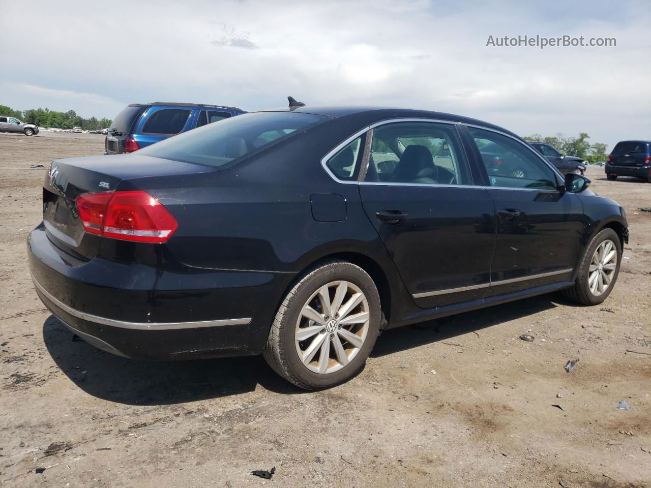 2012 Volkswagen Passat Sel Black vin: 1VWCH7A36CC024889