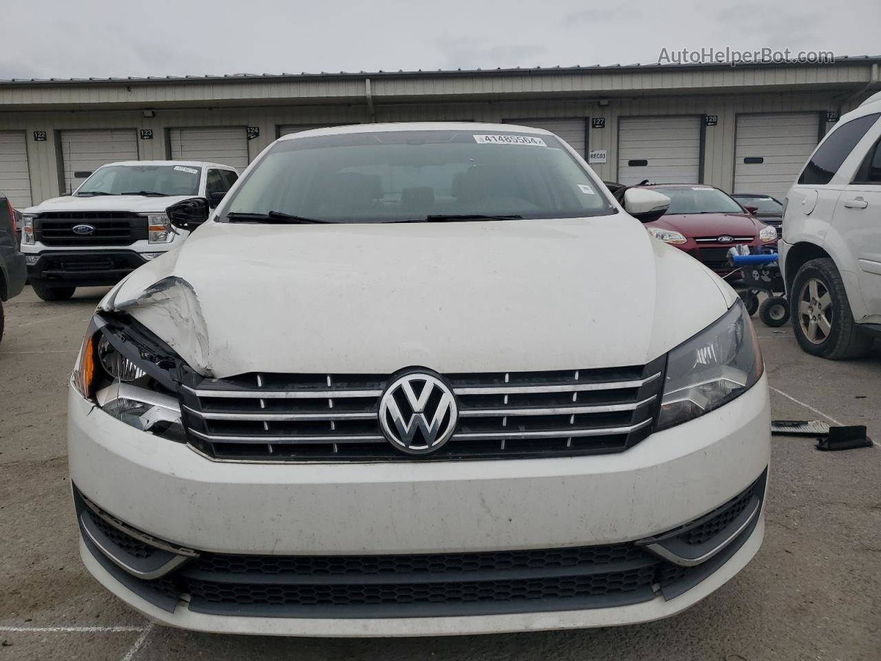 2012 Volkswagen Passat Sel White vin: 1VWCH7A36CC034046