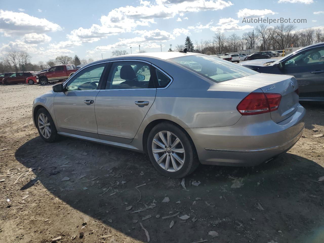 2013 Volkswagen Passat Sel Gray vin: 1VWCH7A36DC029723