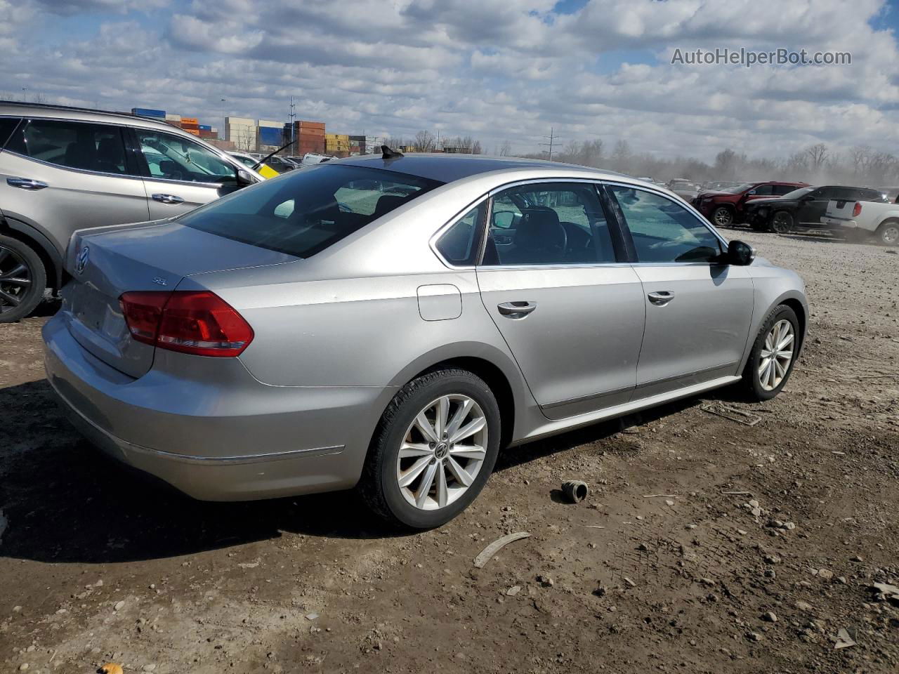 2013 Volkswagen Passat Sel Gray vin: 1VWCH7A36DC029723