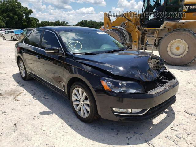 2013 Volkswagen Passat Sel Black vin: 1VWCH7A3XDC046332