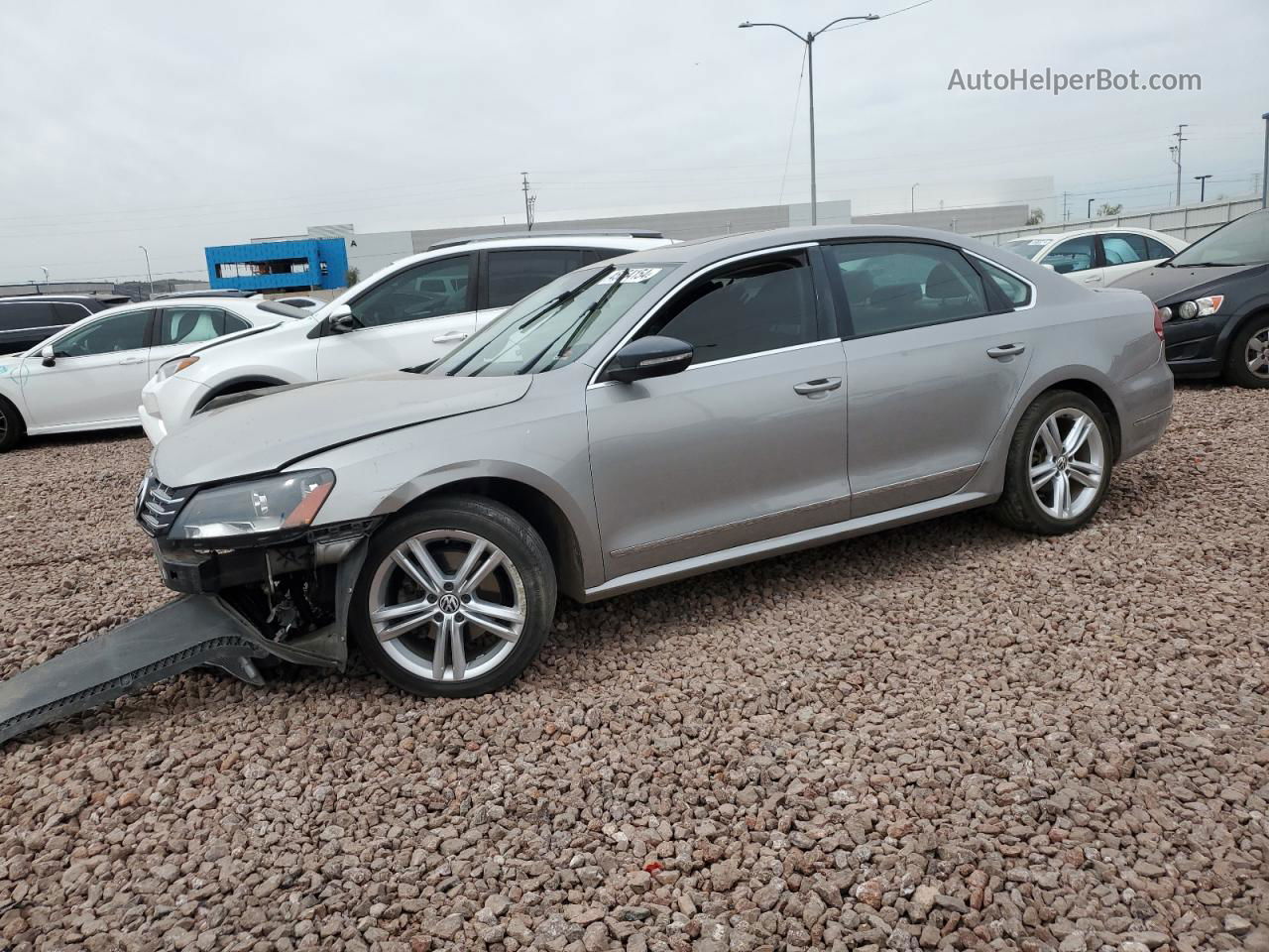 2012 Volkswagen Passat Sel Gray vin: 1VWCM7A30CC009137