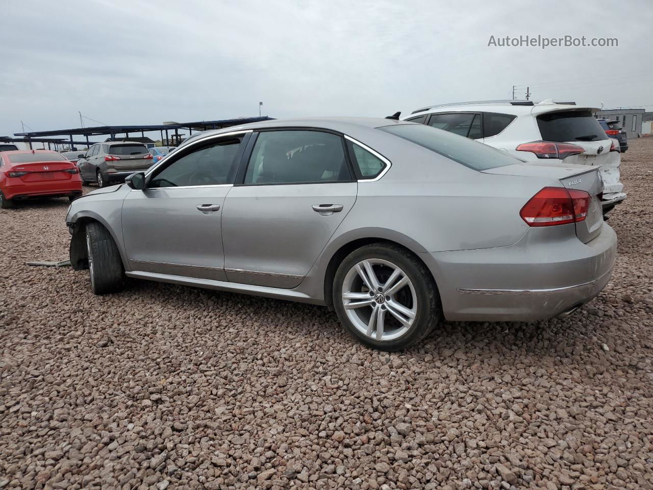 2012 Volkswagen Passat Sel Gray vin: 1VWCM7A30CC009137