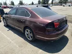 2012 Volkswagen Passat Sel Burgundy vin: 1VWCM7A30CC105141