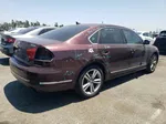 2012 Volkswagen Passat Sel Burgundy vin: 1VWCM7A30CC105141