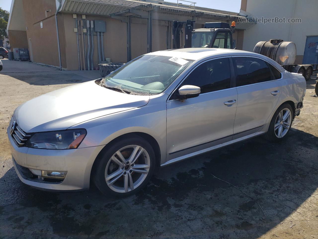 2013 Volkswagen Passat Sel Серый vin: 1VWCM7A31DC146248