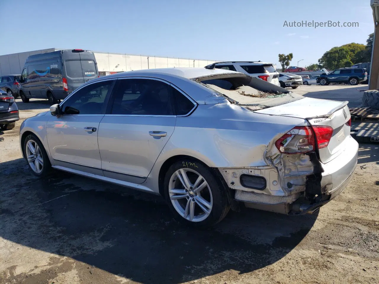 2013 Volkswagen Passat Sel Gray vin: 1VWCM7A31DC146248