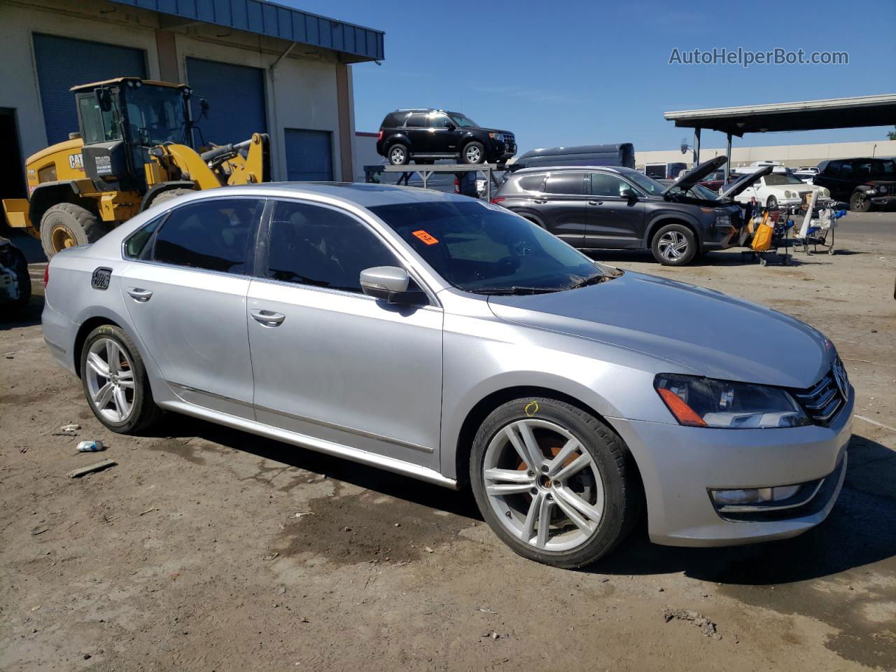 2013 Volkswagen Passat Sel Gray vin: 1VWCM7A31DC146248