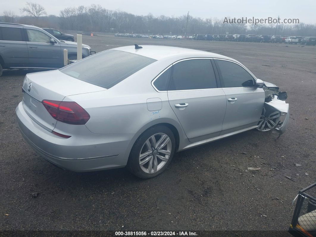 2017 Volkswagen Passat V6 Sel Premium Silver vin: 1VWCM7A31HC036029