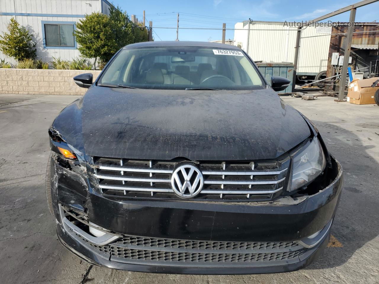 2012 Volkswagen Passat Sel Black vin: 1VWCM7A33CC012209