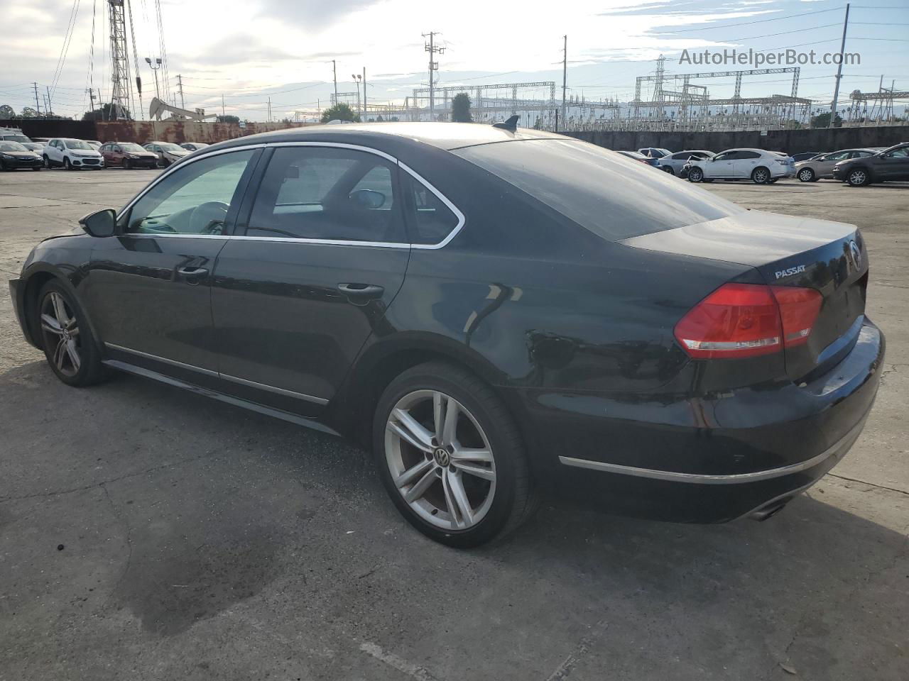 2012 Volkswagen Passat Sel Black vin: 1VWCM7A33CC012209