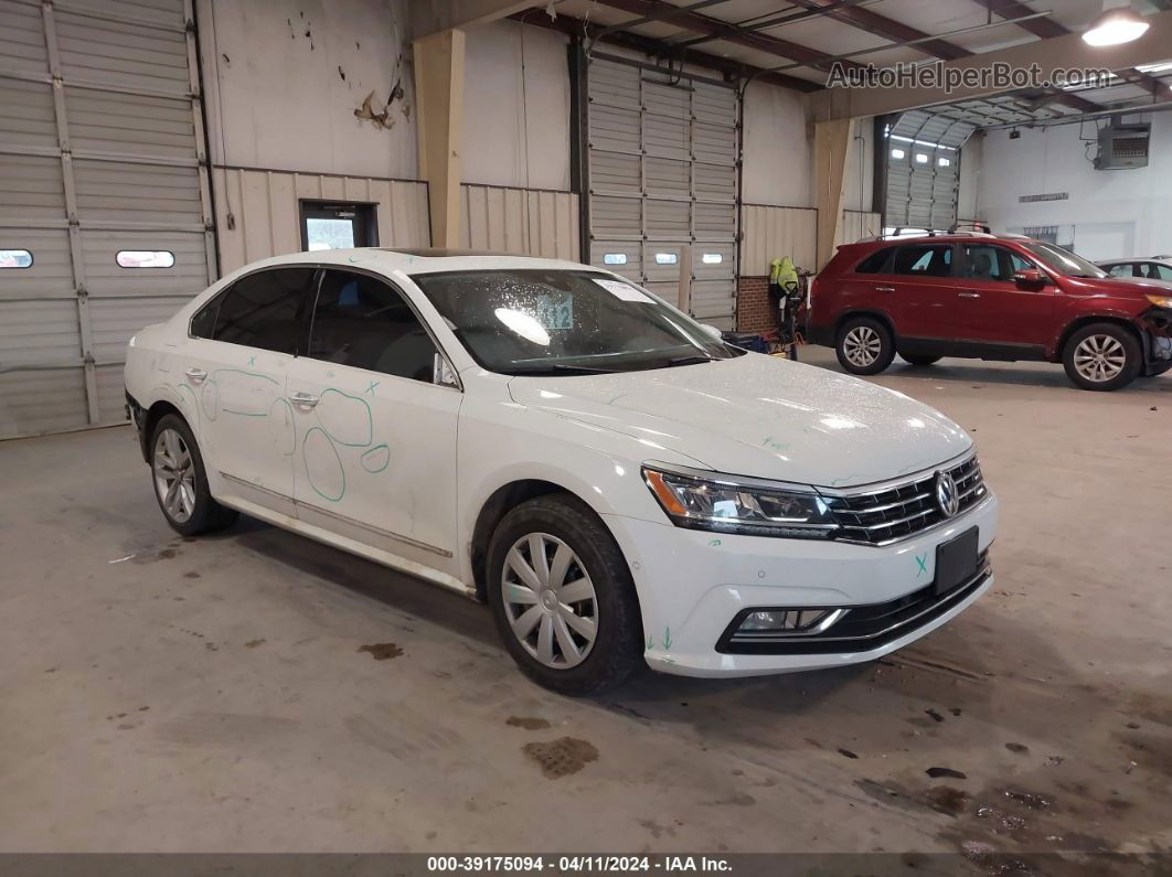 2016 Volkswagen Passat V6 Sel Premium White vin: 1VWCM7A33GC044406