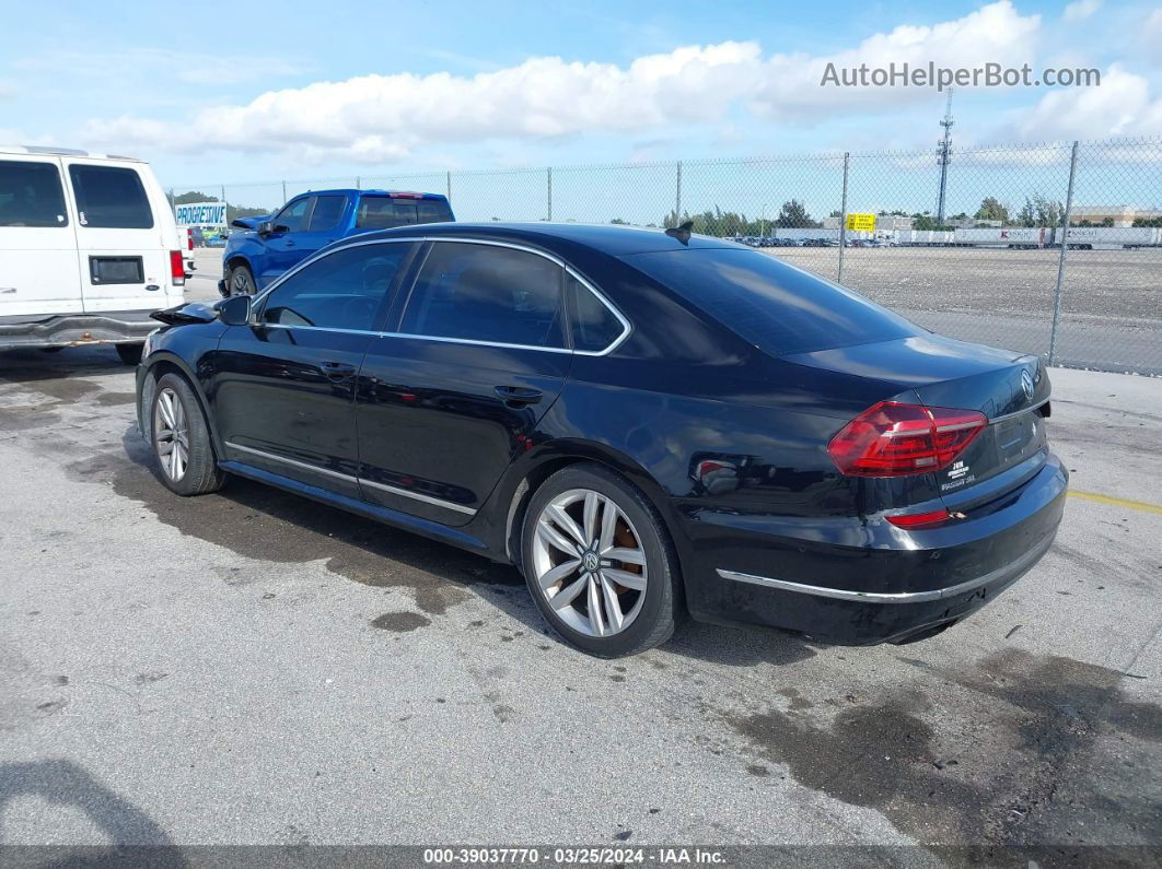 2017 Volkswagen Passat Sel Premium Черный vin: 1VWCM7A35HC010582