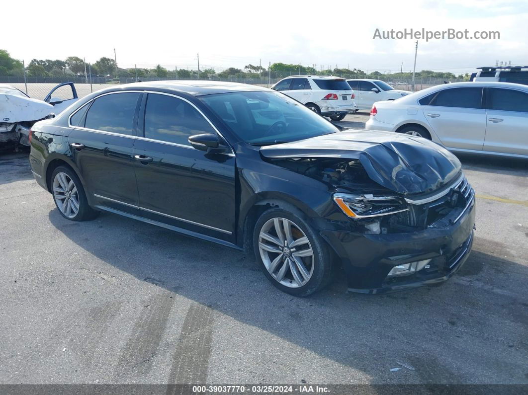 2017 Volkswagen Passat Sel Premium Black vin: 1VWCM7A35HC010582