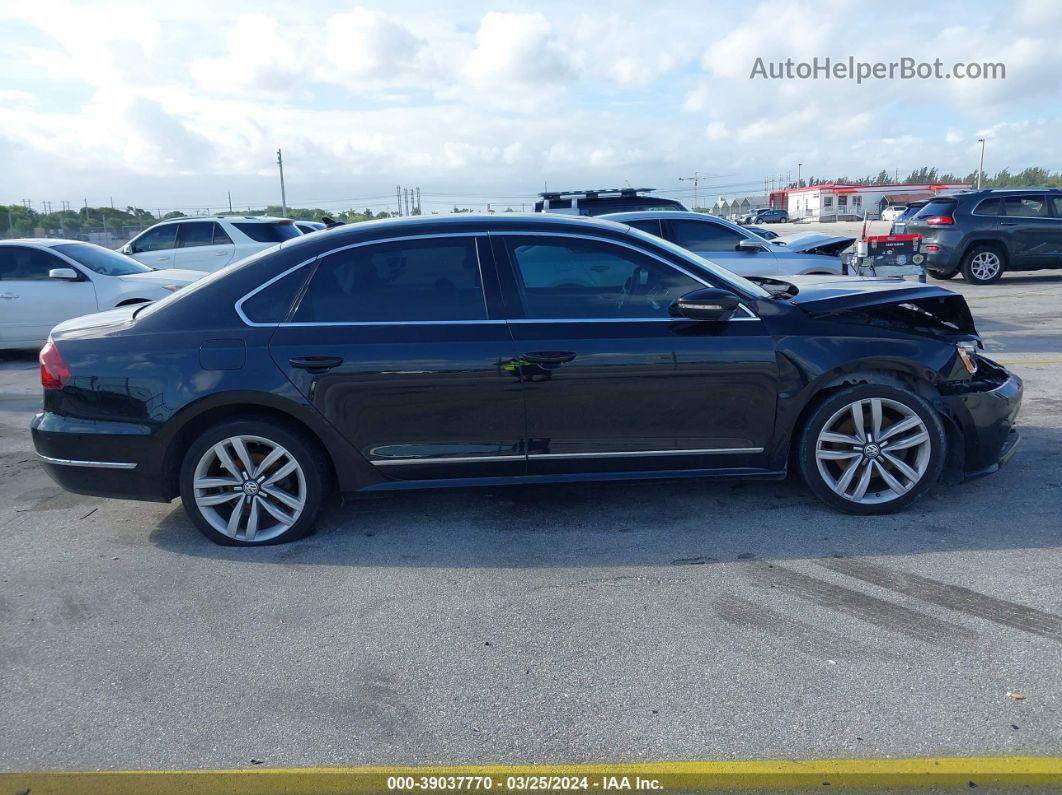 2017 Volkswagen Passat Sel Premium Black vin: 1VWCM7A35HC010582