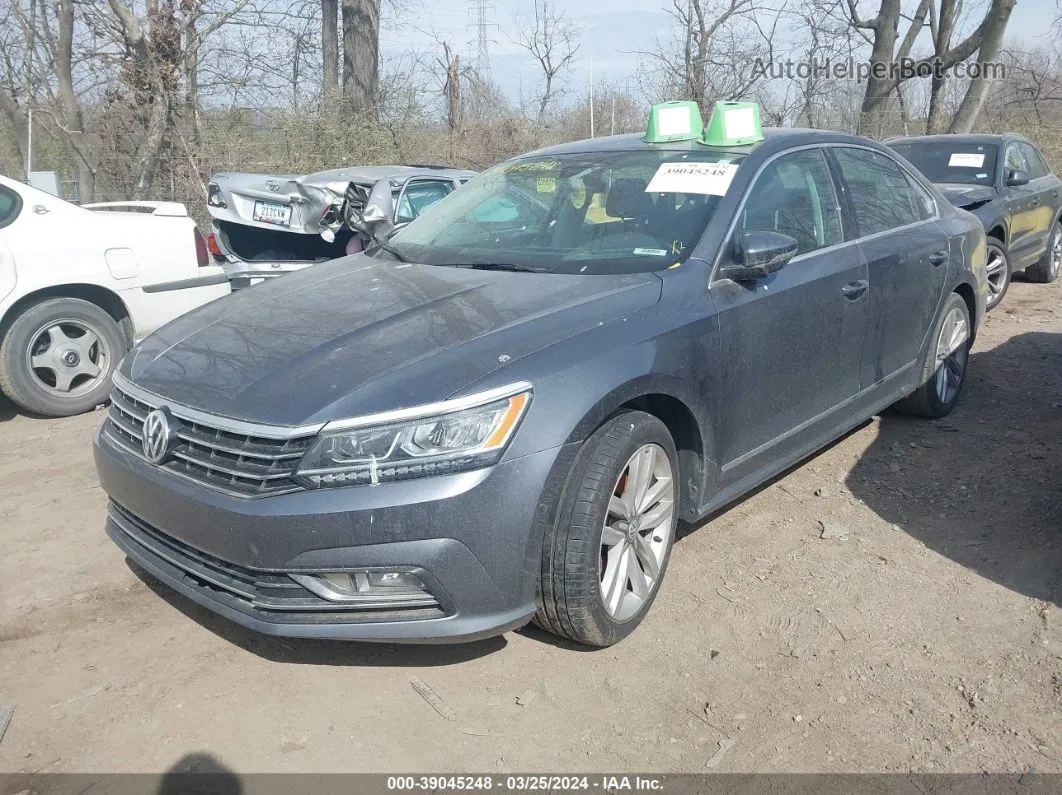 2017 Volkswagen Passat V6 Sel Premium Gray vin: 1VWCM7A35HC072595