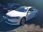 2013 Volkswagen Passat 3.6l V6 Sel Premium White vin: 1VWCM7A37DC058160