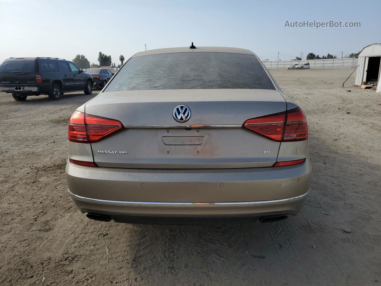 2016 Volkswagen Passat Sel Premium Золотой vin: 1VWCM7A37GC021257