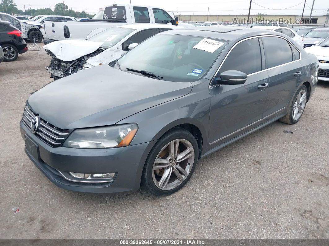 2013 Volkswagen Passat 3.6l V6 Sel Premium Серый vin: 1VWCM7A39DC088955