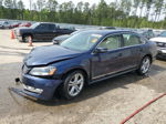 2013 Volkswagen Passat Sel Blue vin: 1VWCM7A3XDC053227