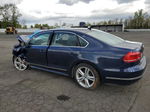 2013 Volkswagen Passat Sel Blue vin: 1VWCN7A30DC010187