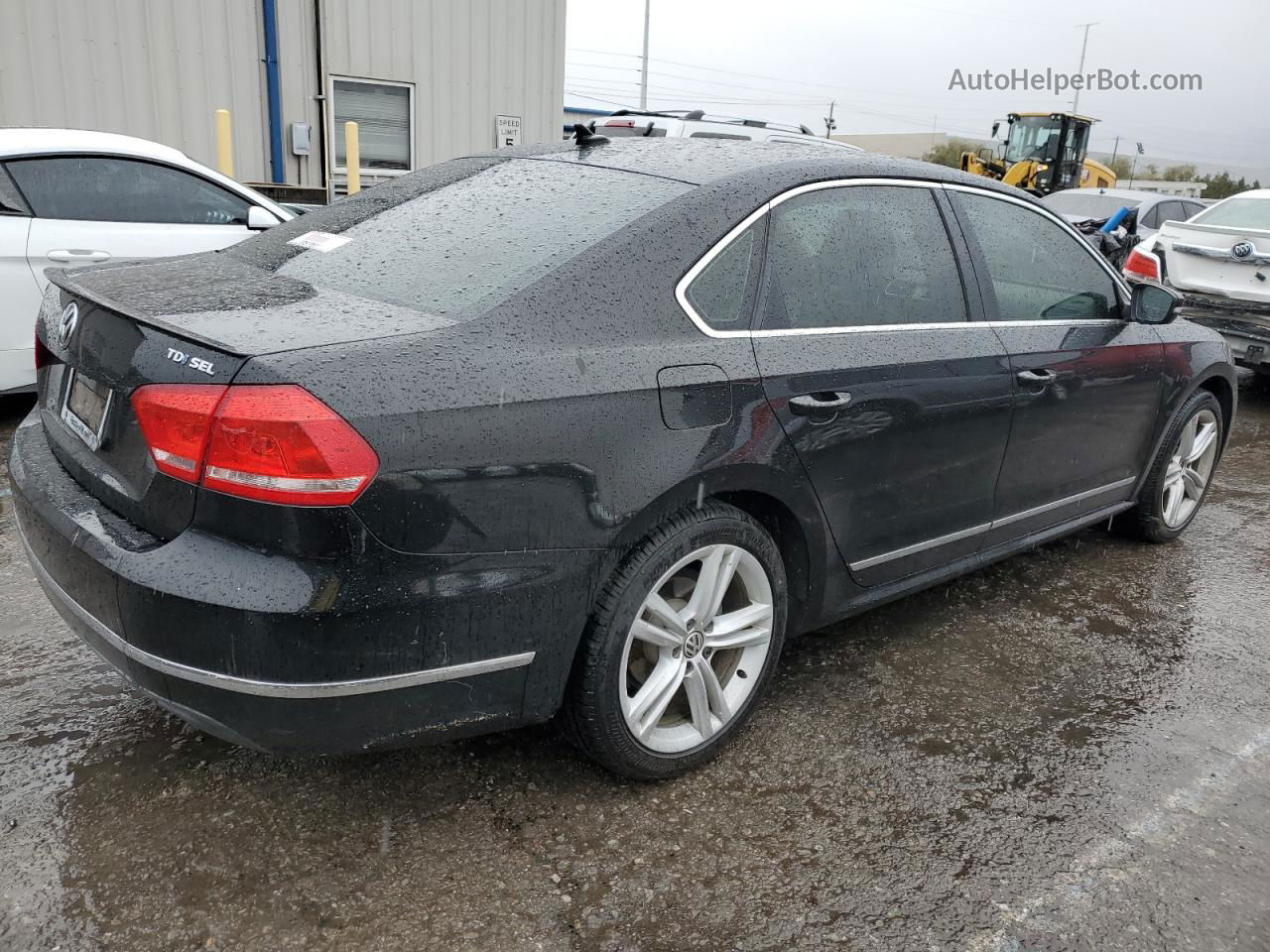 2013 Volkswagen Passat Sel Black vin: 1VWCN7A30DC067702