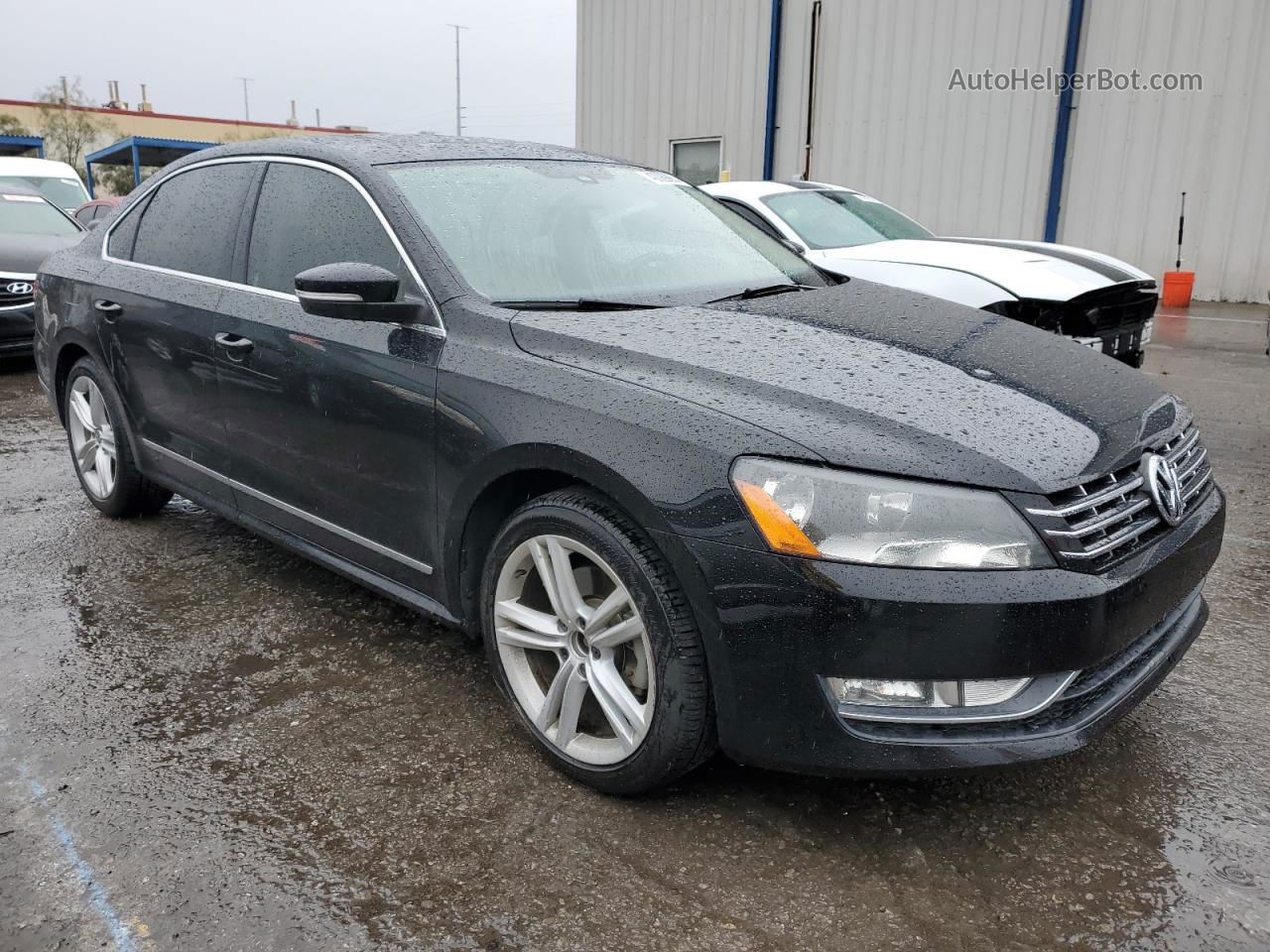 2013 Volkswagen Passat Sel Black vin: 1VWCN7A30DC067702