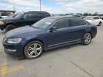 2014 Volkswagen Passat Sel Blue vin: 1VWCN7A30EC078071