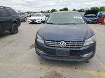 2014 Volkswagen Passat Sel Blue vin: 1VWCN7A30EC078071