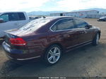 2014 Volkswagen Passat 2.0l Tdi Sel Premium Burgundy vin: 1VWCN7A30EC089510