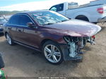 2014 Volkswagen Passat 2.0l Tdi Sel Premium Burgundy vin: 1VWCN7A30EC089510