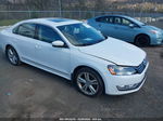 2013 Volkswagen Passat 2.0l Tdi Sel Premium White vin: 1VWCN7A31DC100786