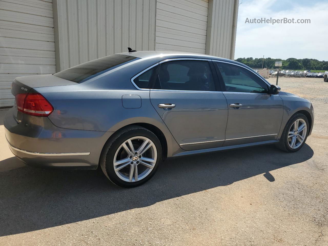 2013 Volkswagen Passat Sel Серый vin: 1VWCN7A31DC146098