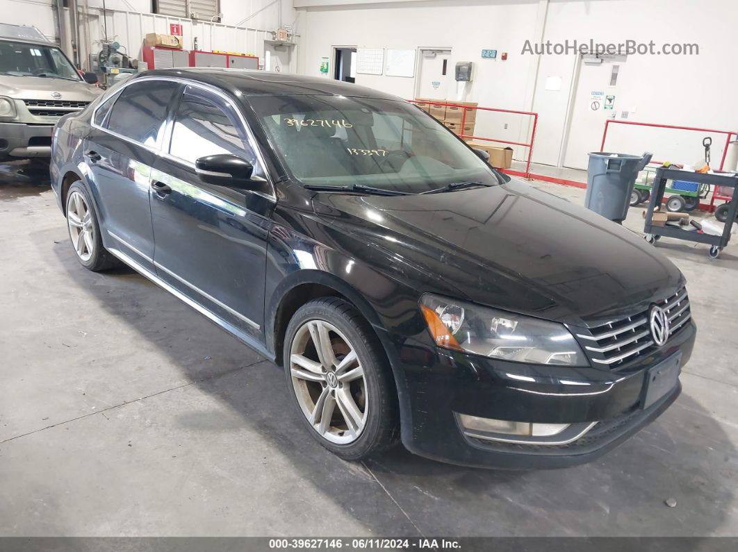 2014 Volkswagen Passat 2.0l Tdi Sel Premium Black vin: 1VWCN7A31EC010880