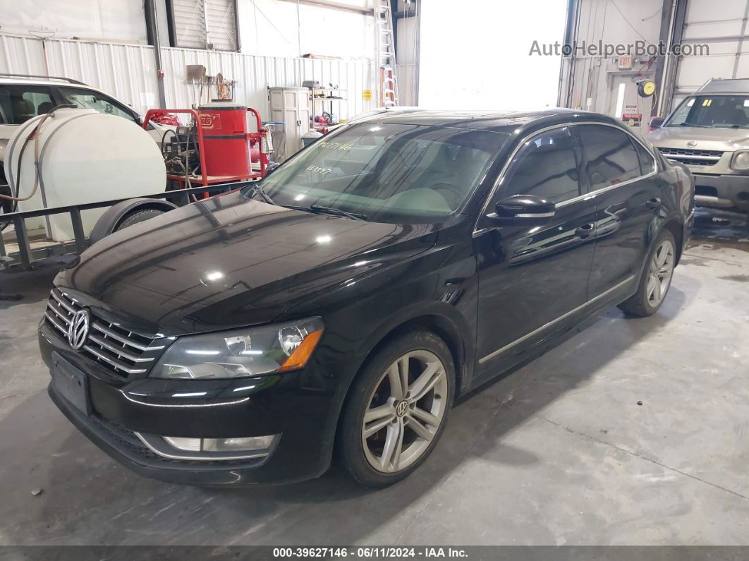 2014 Volkswagen Passat 2.0l Tdi Sel Premium Black vin: 1VWCN7A31EC010880