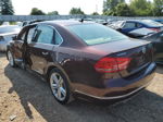 2014 Volkswagen Passat Sel Maroon vin: 1VWCN7A31EC027064