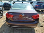 2014 Volkswagen Passat Sel Maroon vin: 1VWCN7A31EC027064