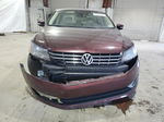 2014 Volkswagen Passat Sel Бордовый vin: 1VWCN7A31EC029333