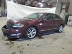 2014 Volkswagen Passat Sel Бордовый vin: 1VWCN7A31EC029333