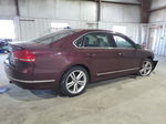 2014 Volkswagen Passat Sel Бордовый vin: 1VWCN7A31EC029333