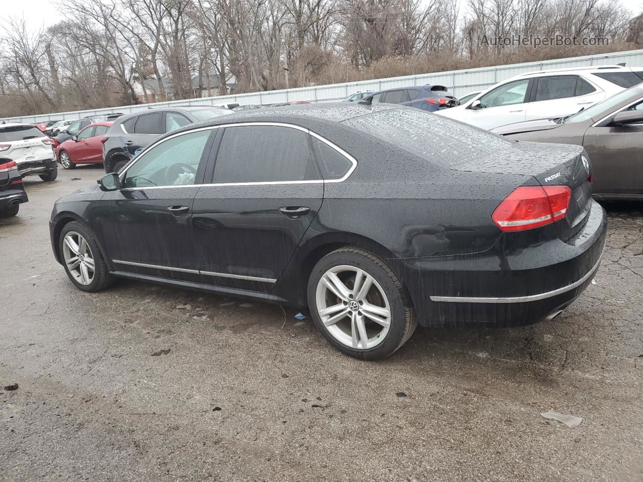 2014 Volkswagen Passat Sel Black vin: 1VWCN7A31EC030692