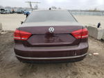 2014 Volkswagen Passat Sel Maroon vin: 1VWCN7A31EC033690