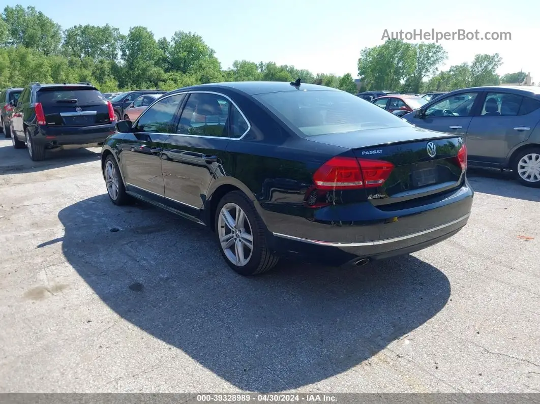 2014 Volkswagen Passat 2.0l Tdi Sel Premium Black vin: 1VWCN7A31EC072134